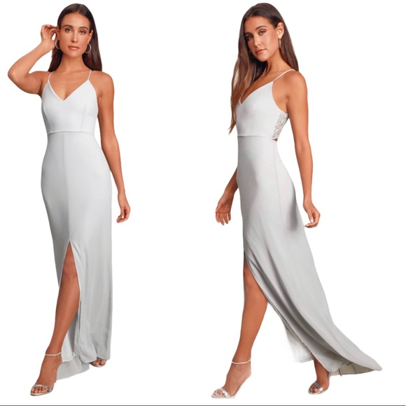 Lulus Dresses & Skirts - Lulu’s Story of a Starry Night back Lace dress